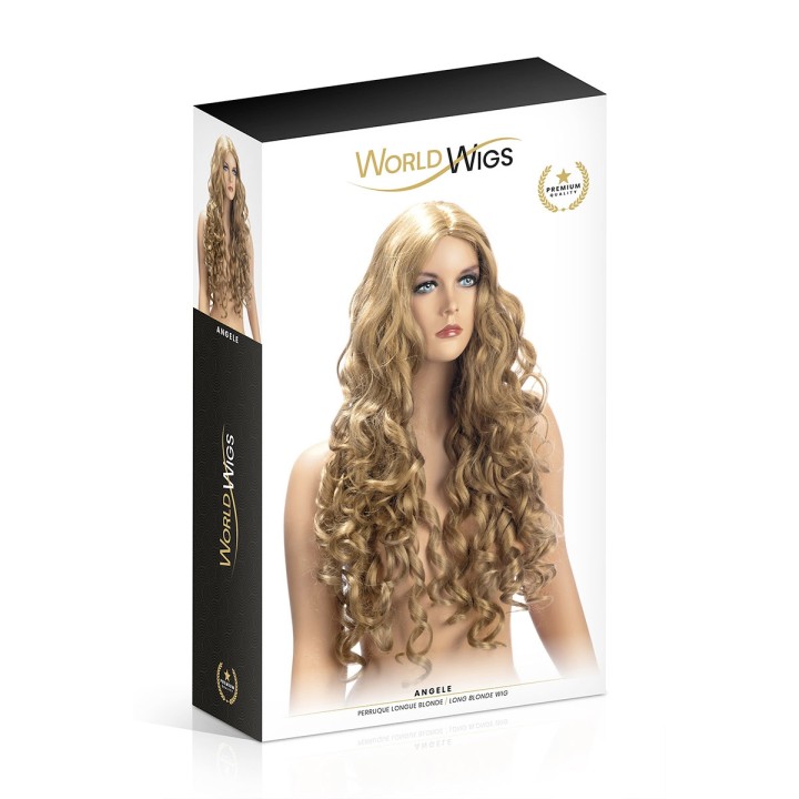 Perruque Angèle blonde - World Wigs - Oralove