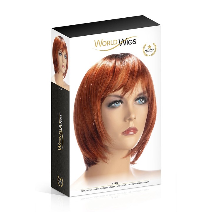Perruque Alix rousse - World Wigs - Oralove