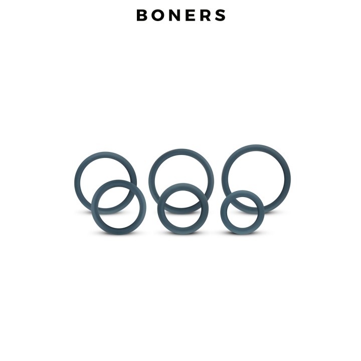Set de 6 anneaux de pénis larges - Boners - Oralove