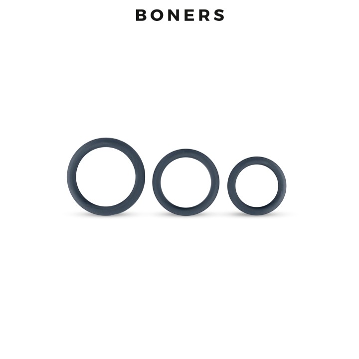 Kit de 3 anneaux de pénis larges - Boners - Oralove