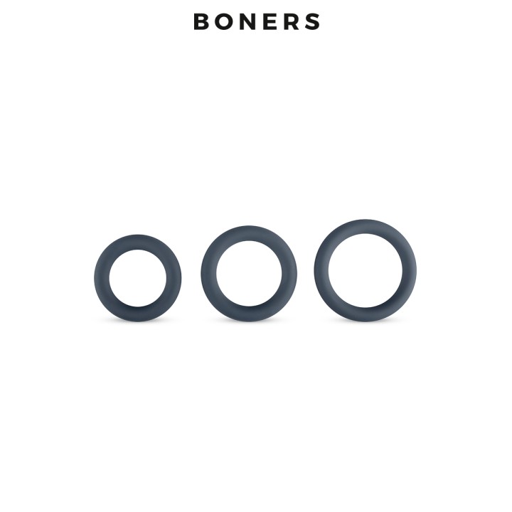 Kit de 3 anneaux de pénis - Boners - Oralove