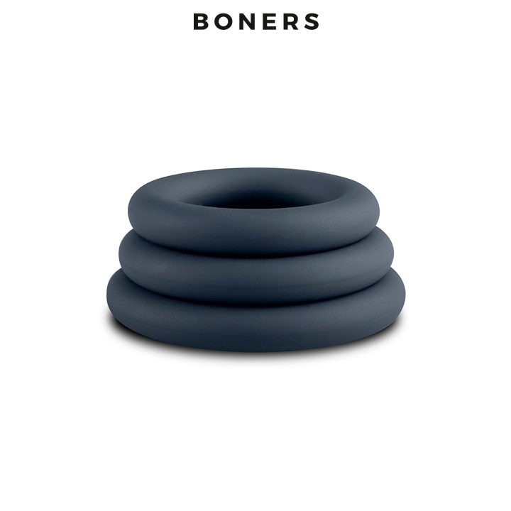Kit de 3 anneaux de pénis - Boners - Oralove