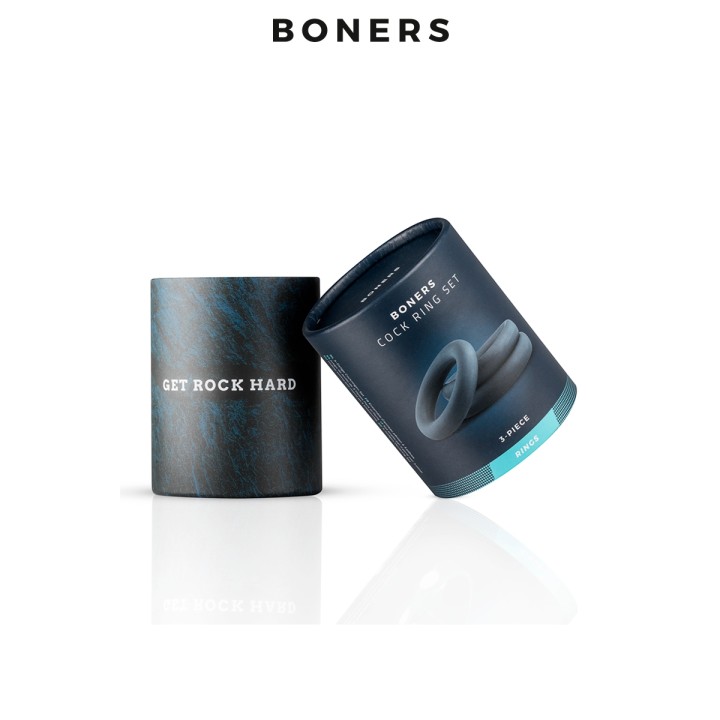 Kit de 3 anneaux de pénis - Boners - Oralove