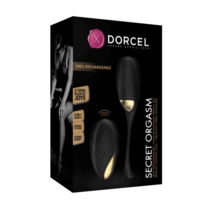Sextoy 2 en 1 Secret Orgasm - Dorcel - Oralove