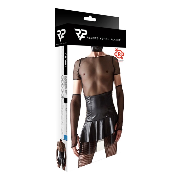 Jupe noire taille haute - Regnes - Oralove