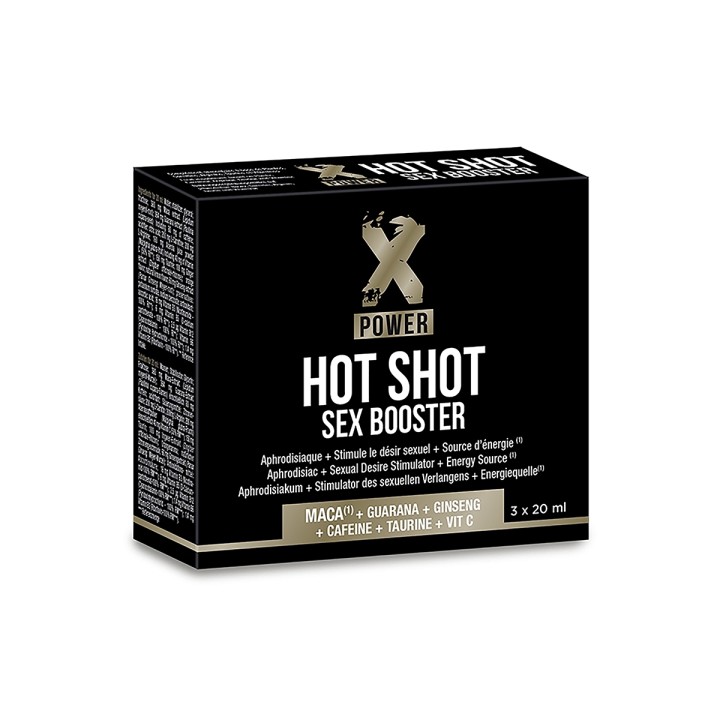 Hot Shot Sex Booster (3 x 20 ml) - XPOWER - Oralove