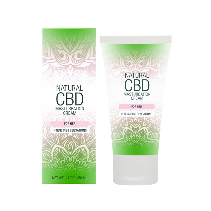 Crème de masturbation Femme - Natural CBD - Oralove
