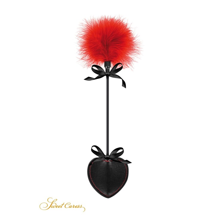 Tapette pique avec pompon rouge - Sweet Caress - Oralove