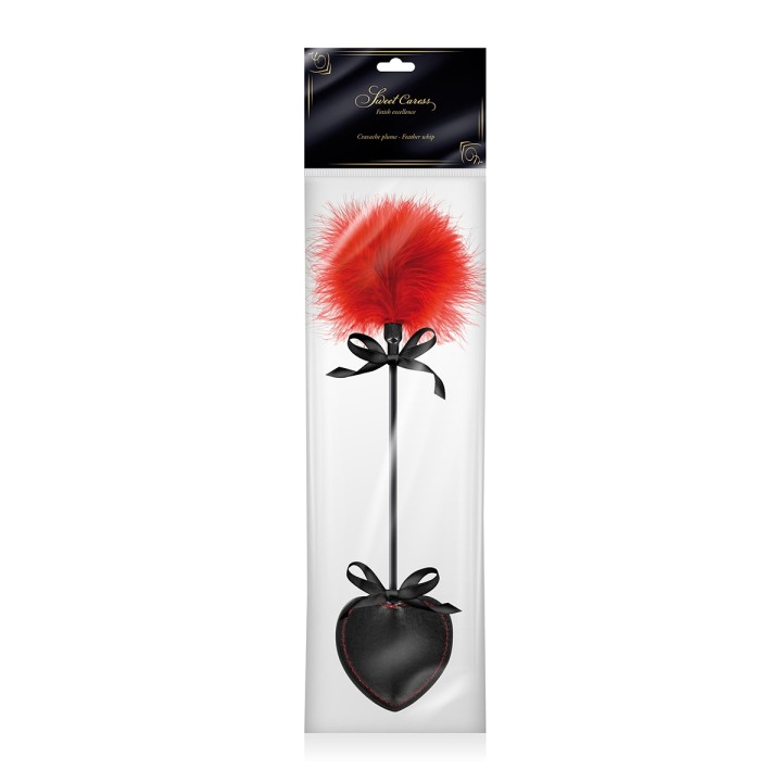 Tapette pique avec pompon rouge - Sweet Caress - Oralove