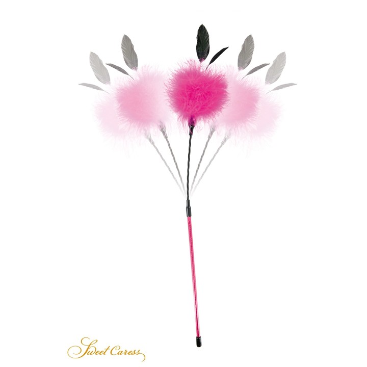 Plumeau à caresses rose - Sweet Caress - Oralove