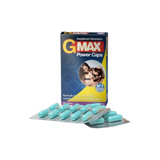 G-Max Power Caps Homme (20 gélules) - Oralove