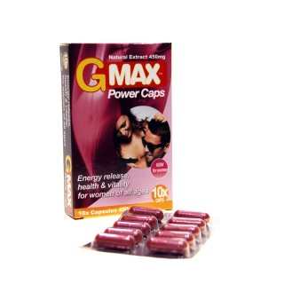 G-Max Power Caps Femme (10 gélules) - Oralove