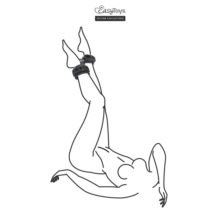Menottes de cheville - Easytoys Fetish Collection - Oralove
