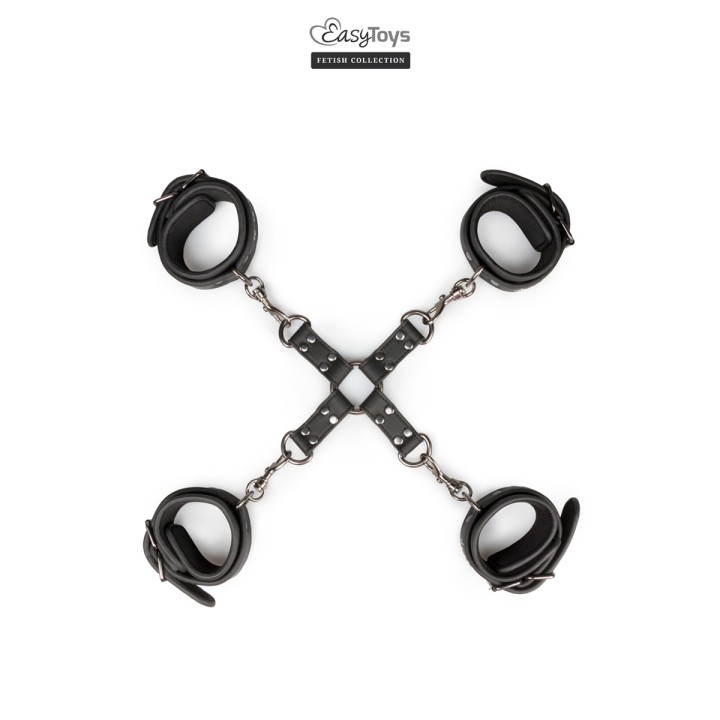 Kit d'attaches Hogtie - Easytoys Fetish Collection - Oralove