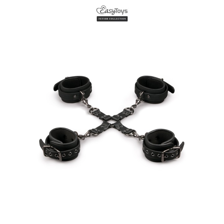 Kit d'attaches Hogtie - Easytoys Fetish Collection - Oralove