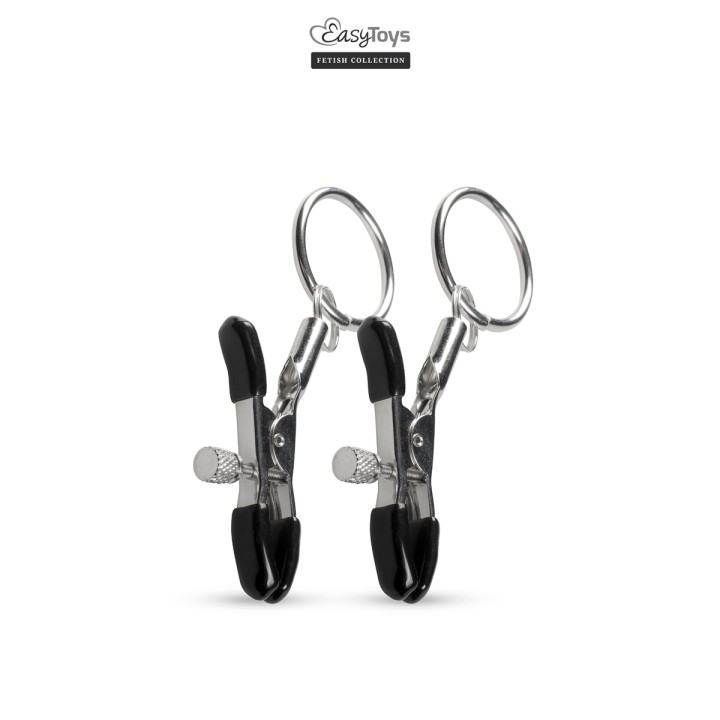 Pinces à tétons avec anneau - Easytoys Fetish Collection - Oralove
