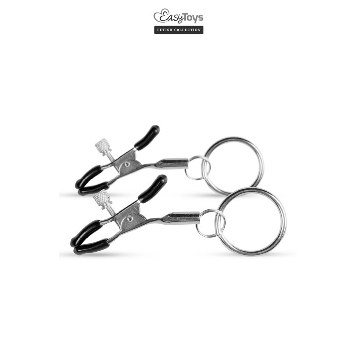 Pinces à tétons avec anneau - Easytoys Fetish Collection - Oralove