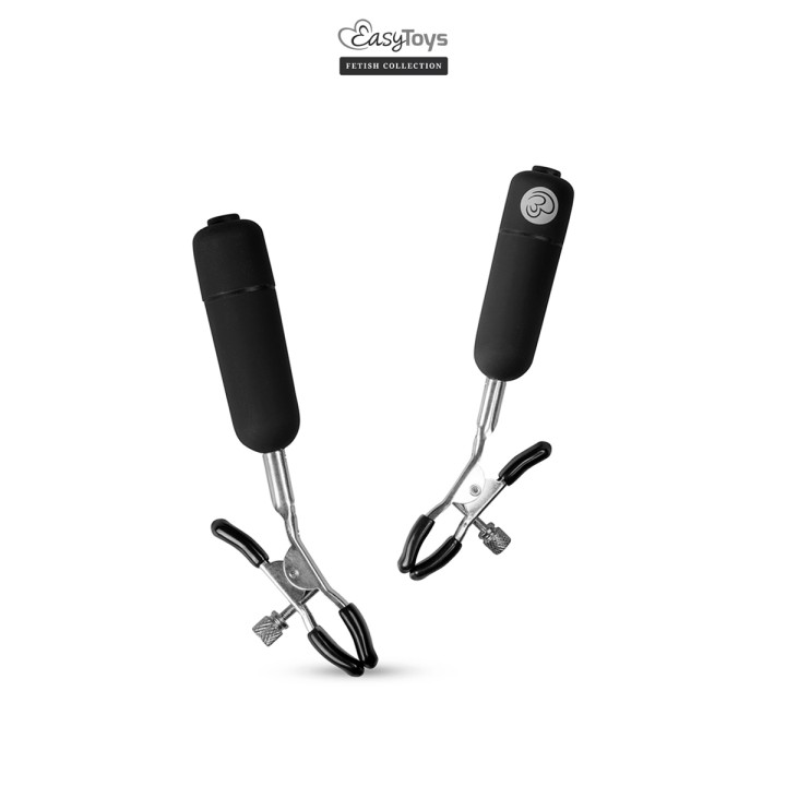 Pinces à tétons vibrantes - Easytoys Fetish Collection - Oralove
