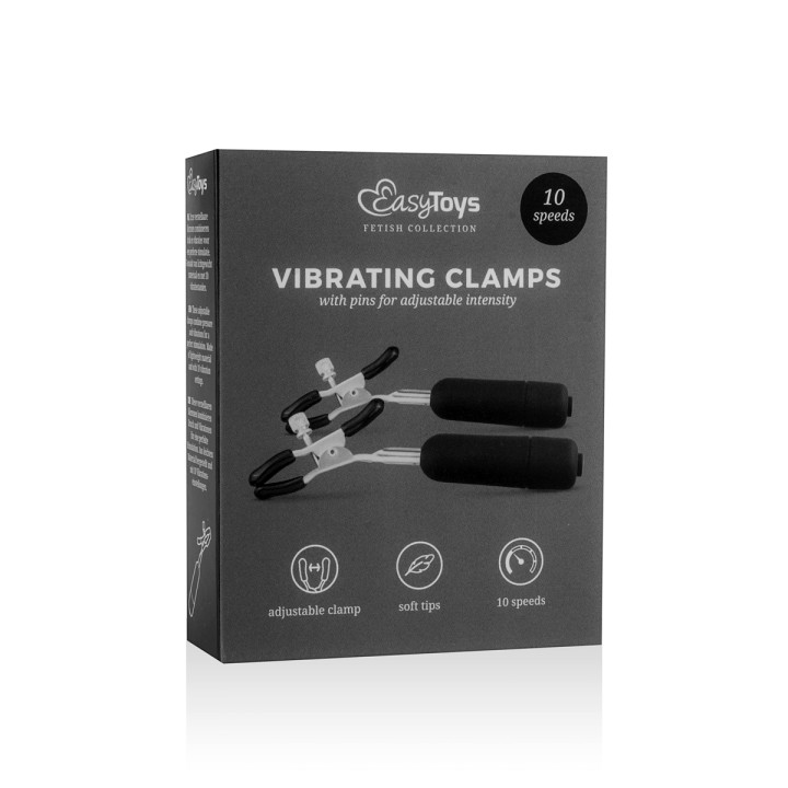 Pinces à tétons vibrantes - Easytoys Fetish Collection - Oralove