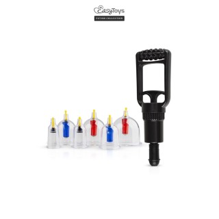 Coffret 6 ventouses Cupping Set - EasyToys Fetish Collection - Oralove
