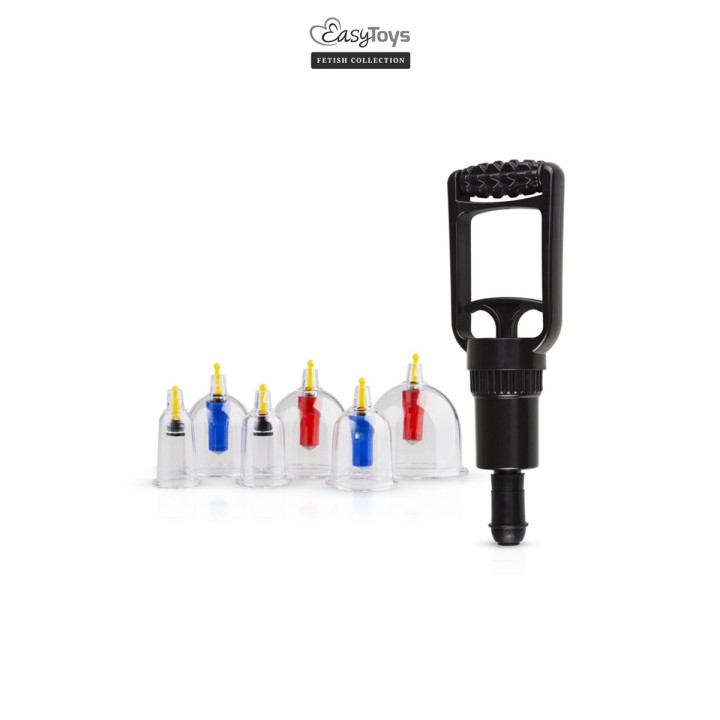 Coffret 6 ventouses Cupping Set - EasyToys Fetish Collection - Oralove