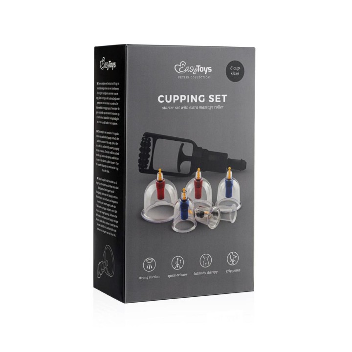 Coffret 6 ventouses Cupping Set - EasyToys Fetish Collection - Oralove