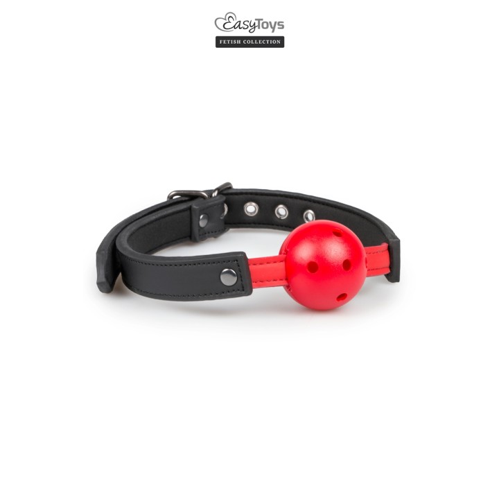 Gagged Ball avec balle rouge - EasyToys Fetish Collection - Oralove