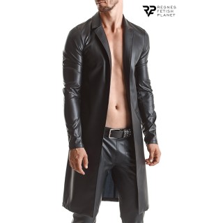 Manteau long wetlook Sergio - Regnes - Oralove