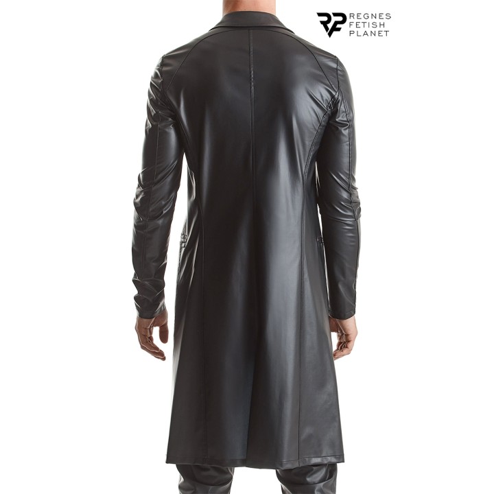 Manteau long wetlook Sergio - Regnes - Oralove