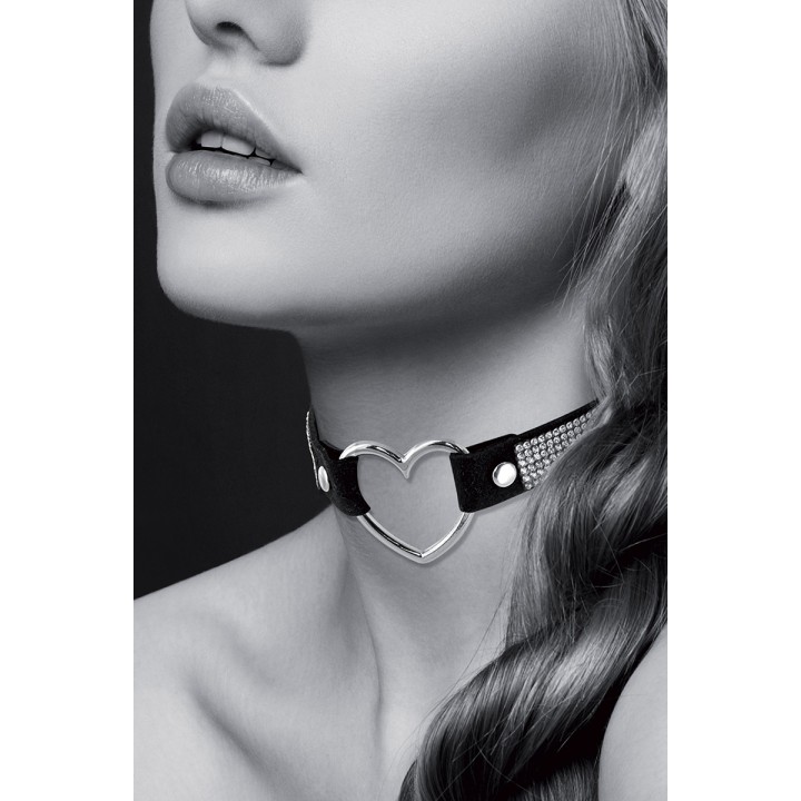 Collier strass et coeur - Bijoux Pour Toi - Oralove