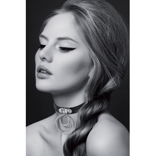Collier Fetish avec double anneau - Bijoux pour Toi - Oralove
