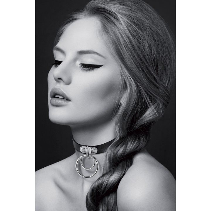 Collier Fetish avec double anneau - Bijoux pour Toi - Oralove