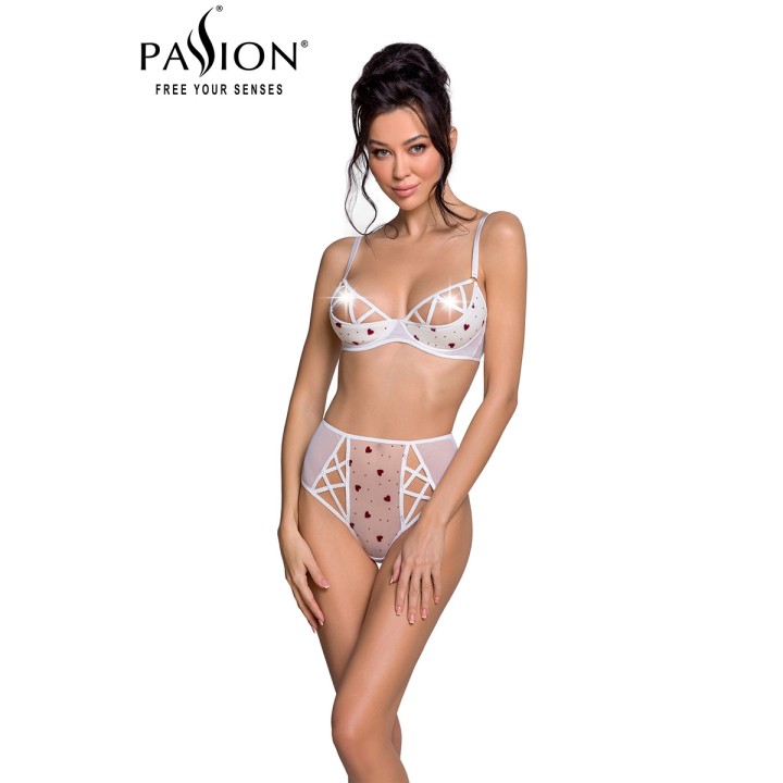 Bikini sexy blanc Lovelia - Passion - Oralove