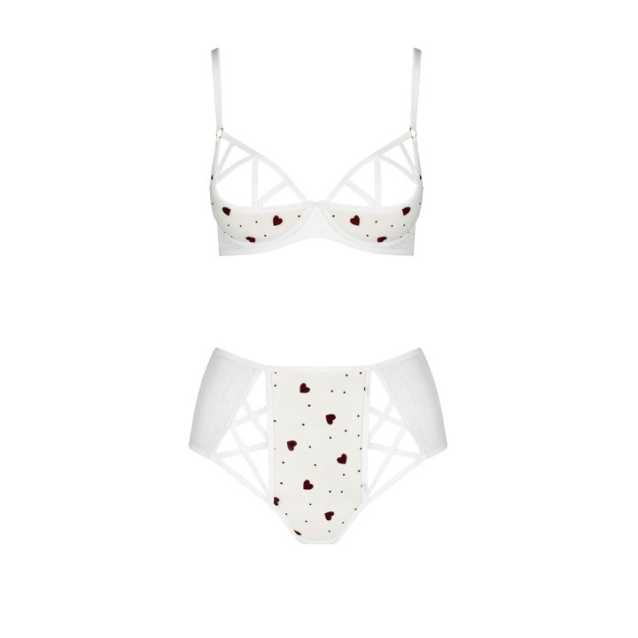 Bikini sexy blanc Lovelia - Passion - Oralove