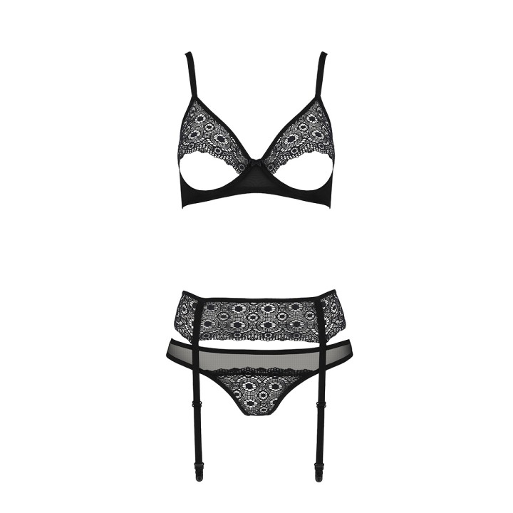 Ensemble à jarretelles Zinnia - Passion ECO Collection - Oralove