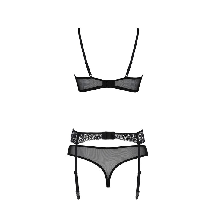 Ensemble à jarretelles Zinnia - Passion ECO Collection - Oralove