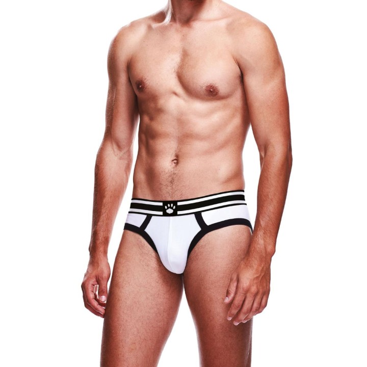 Slip Prowler blanc et noir - Oralove