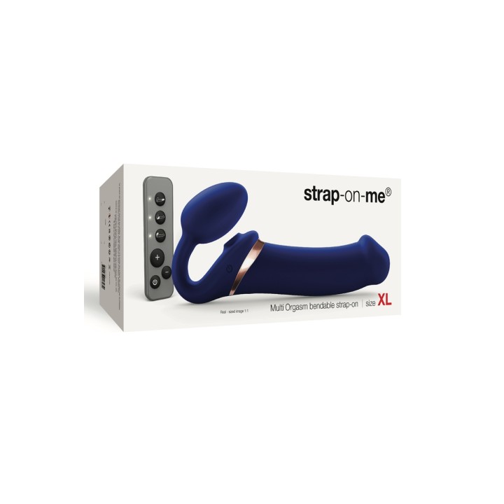 Strap-on-me Multi Orgasm bleu nuit XL - Oralove