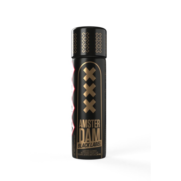 Poppers Amsterdam XXX Black Label Amyl 24ml - Oralove