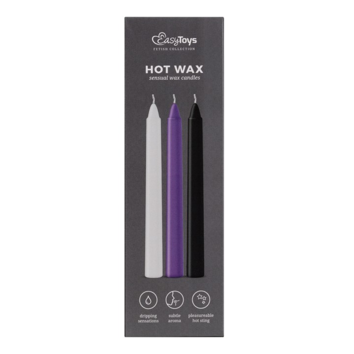 3 Bougies sensuelles Easytoys Fetish Collection - Oralove