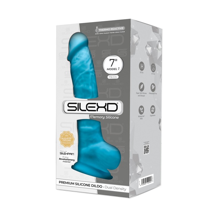 Gode The Original Model 1 bleu 17,5cm - SilexD - Oralove