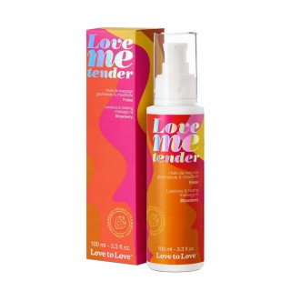 Huile de massage fraise 100ml - Love To Love