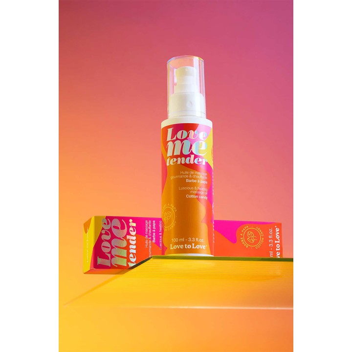 Huile de massage barbe a papa 100ml - Love to Love