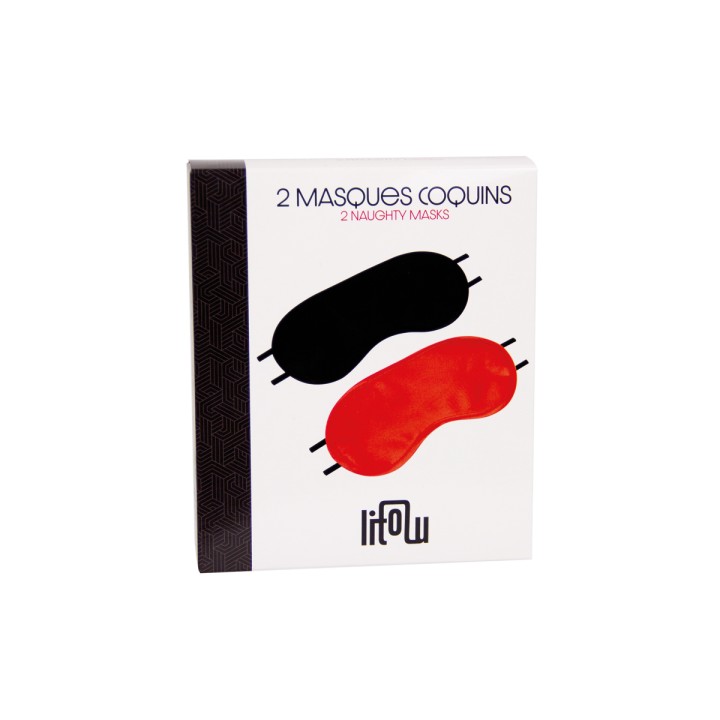 2 masques coquins - Litolu - Oralove