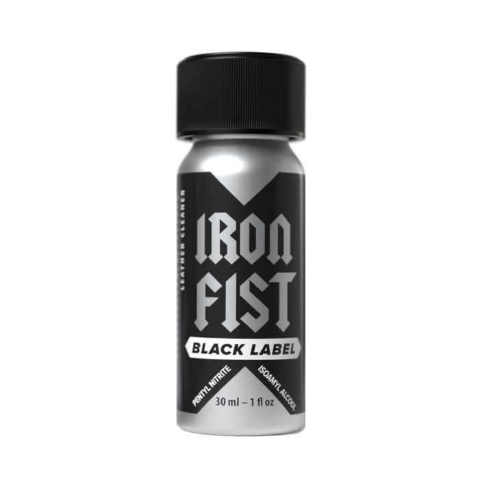 Poppers Iron Fist Black Label 24ml - Oralove