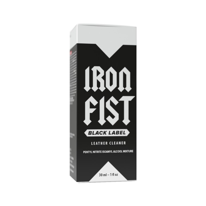 Poppers Iron Fist Black Label 24ml - Oralove