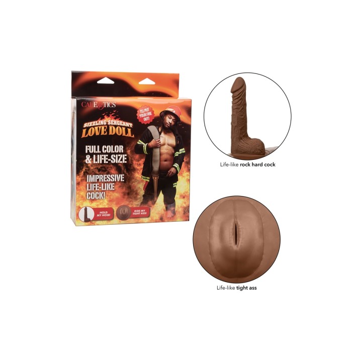 Poupée masculine Sizzling Sergeant Love Doll - Oralove