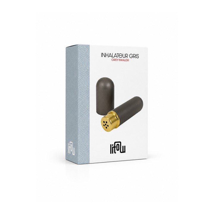 Inhalateur de poppers gris - Litolu - Oralove