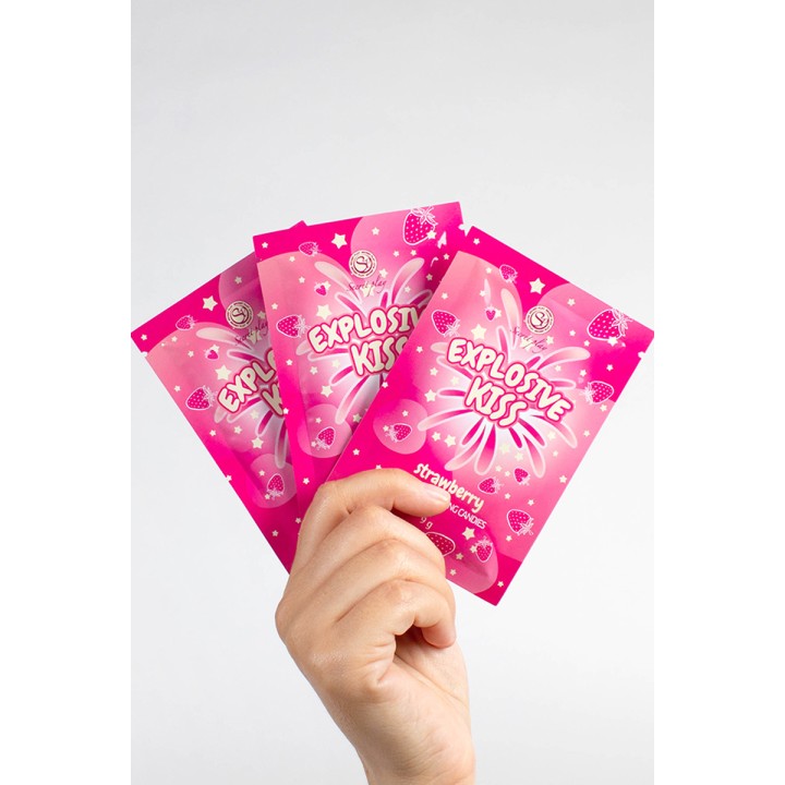 Bonbons pétillants fraise - secret Play - Oralove