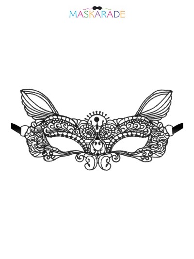Loup broderie souple Pleine Lune